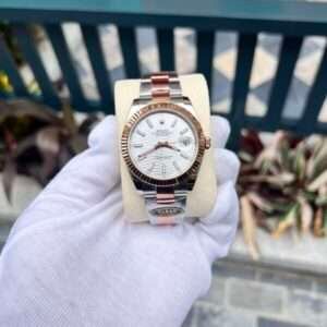 Rolex Replica Watch DateJust 126331 White Brick Dial Metal Strap 41mm