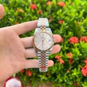 Rolex Replica 11 Watch DateJust Pink Dial Jubilee Strap Factory EW 41mm