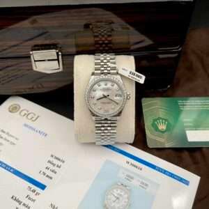Rolex Replica 1:1 Watch DateJust Moissanite Diamond MOP Jubilee Strap EW 31mm