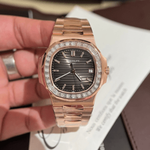 Patek Philippe Nautilus 5723 Gold Wrapped Moissanite Diamonds 40mm