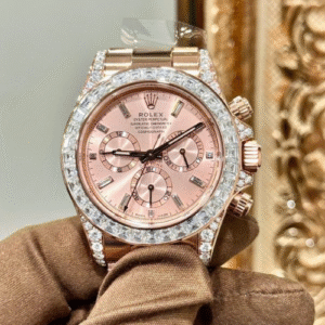 Rolex Daytona 126595TBR Gold-Plated with Moissanite Hong Kong Custom 40mm