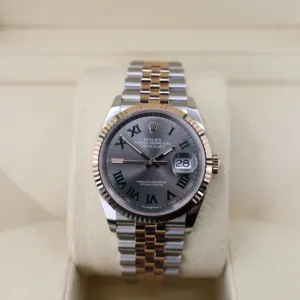 Rolex Rep 11 DateJust 126231 Wimbledon Dial Genuine Gold GM Factory 36mm