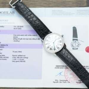 Cartier Ronde Natural Diamond Replica 1:1 Watch For Women 36mm