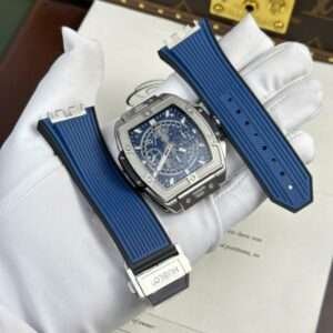 Hublot Spirit Of Big Bang Titanium Replica Watch Dial Blue BBF Factory 42mm