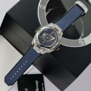 Hublot Big Bang Sang Bleu II Fake Watch Blue HB Factory 44mm