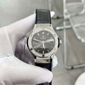Hublot Classic Fusion Best Replica Watch Diamonds Grey HB Factory 38mm