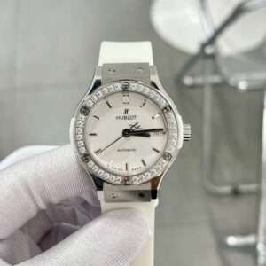 Hublot Classic Fusion White Rubber Strap Replica Watch Swiss Movement 38mm