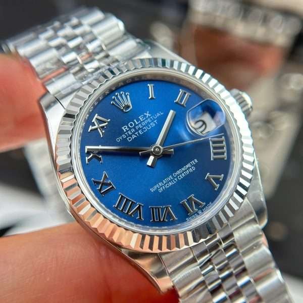 Dong-Ho-Rolex-DateJust-Clone-11-Mat-Xanh-Blue-Coc-So-La-Ma-Nha-May-THB-31mm-5-600×600