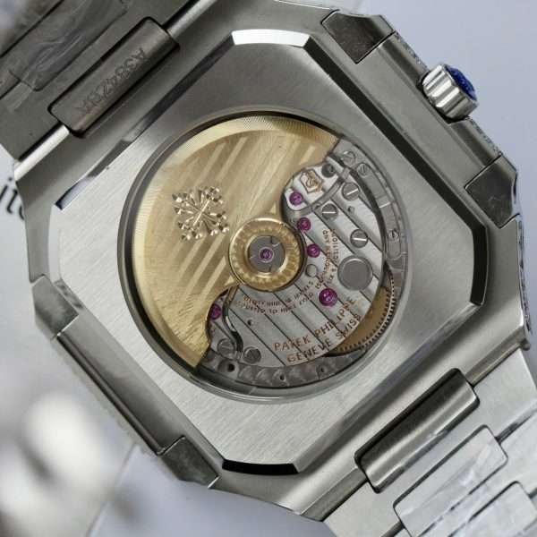 Dong-Ho-Patek-Philippe-Cubitus-5821-Mat-Nau-Dinh-Full-Kim-Cuong-Moissanite-Hong-Kong-45mm-10-600×600