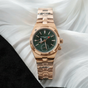 Vacheron Constantin Overseas Dual Time 7920V Replica 1:1 Green Dial Watch 41mm