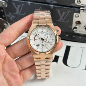 Vacheron Constantin Overseas Dual Time 47450 Custom White Dial 42mm