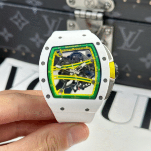 Richard Mille Best Copies Watch RM61-01 Manual Winding Yohan Blake Ceramic White