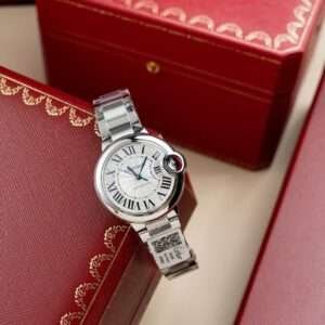 Cartier Ballon Bleu W6920046 White Dial Metal Wire AF Factory