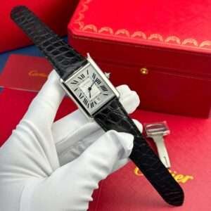 Cartier Tank Must Extra-Large Model White Dial Leather Strap AF Factory 31x41mm
